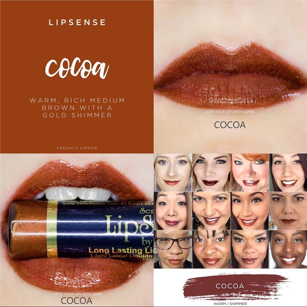 Senegence LipSense Cocoa NEW